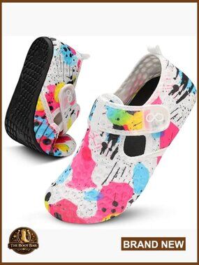 Water Shoes for Women Men Swim Beach Quick Dry Barefoot with Adjustable Strap